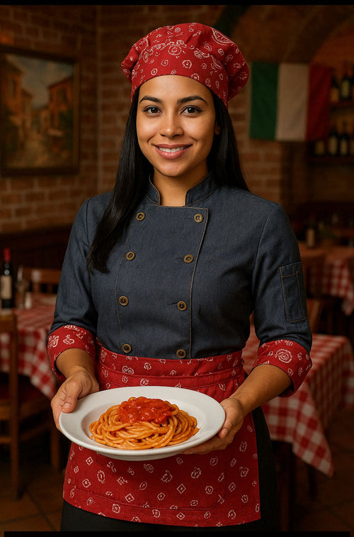 Dólmã Chef Feminino Jeans