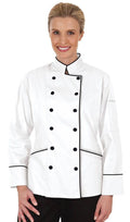 Dólmã Chef Feminino Paris em Gabardine