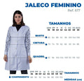 JALECO FEMININO MANGA DE RENDA